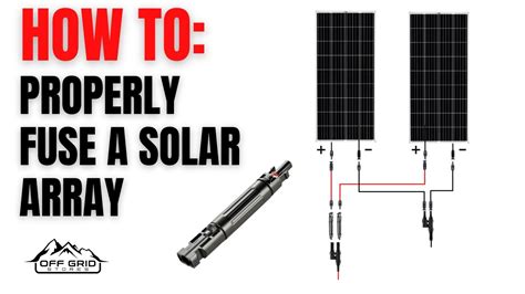 solar panel junction box fuses|12 volt solar fuse block.